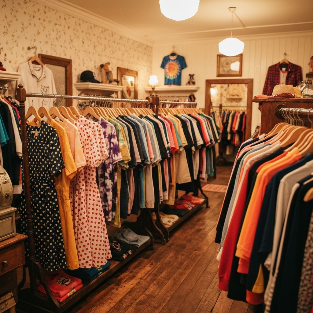 Vintage kleding winkel